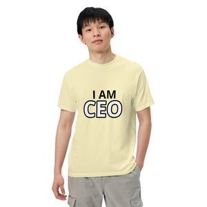 CEO Men’s garment-dyed heavyweight t-shirt