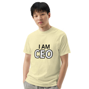 CEO Men’s garment-dyed heavyweight t-shirt