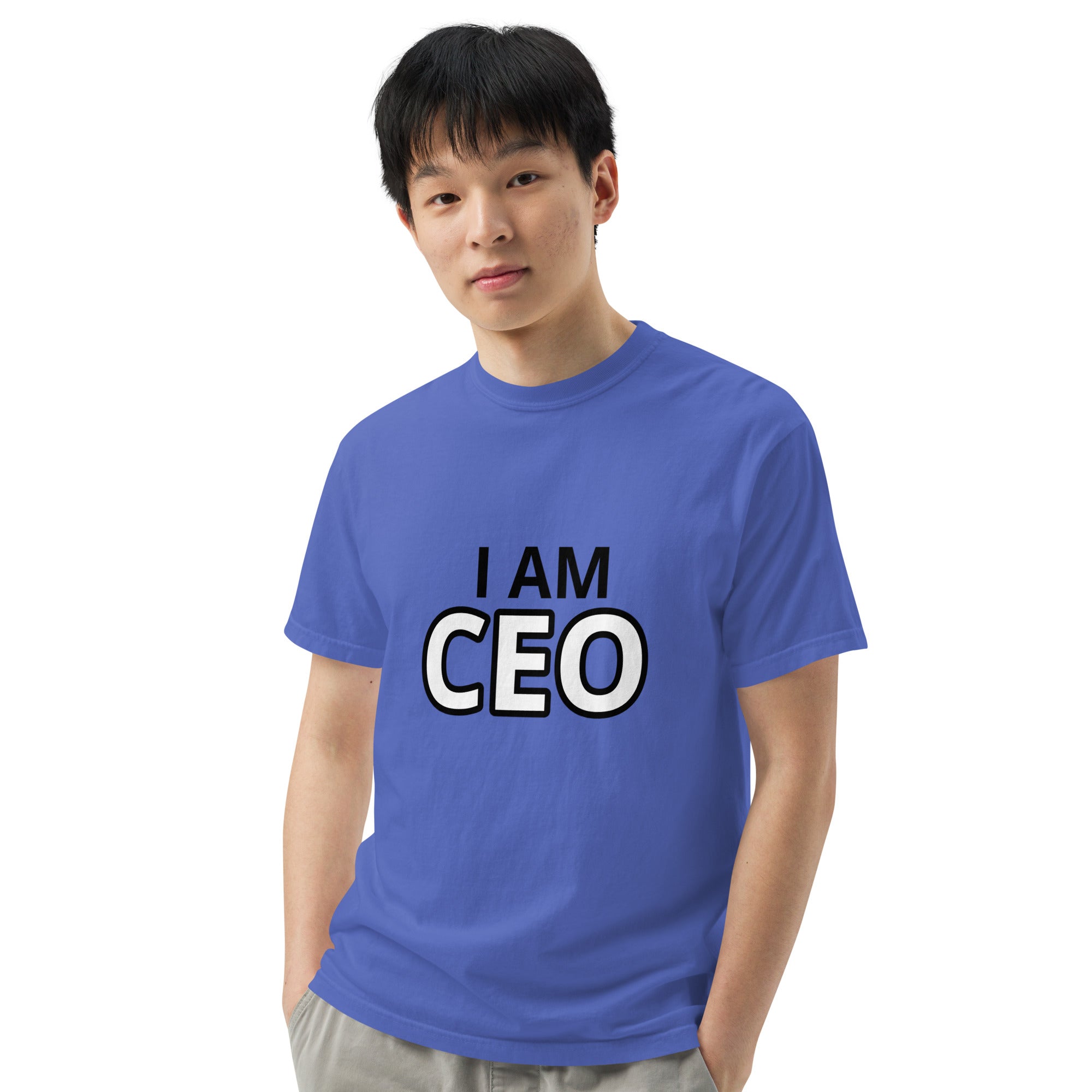 CEO Men’s garment-dyed heavyweight t-shirt