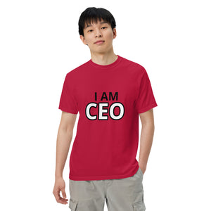 CEO Men’s garment-dyed heavyweight t-shirt