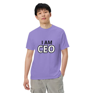 CEO Men’s garment-dyed heavyweight t-shirt