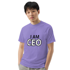 CEO Men’s garment-dyed heavyweight t-shirt