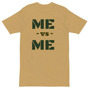 Me vs Me Men’s premium heavyweight tee