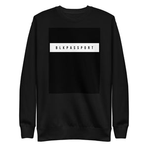 Black passport Unisex Fleece Pullover