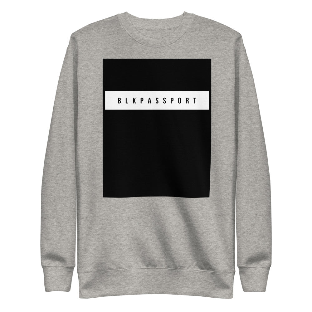 Black passport Unisex Fleece Pullover