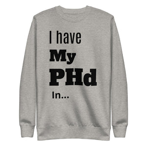 PhD Unisex Fleece Pullover