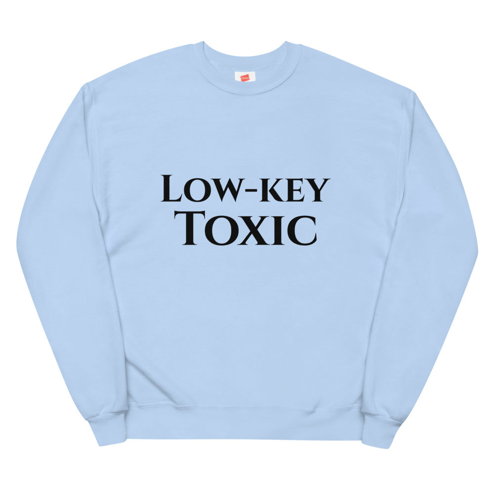 LOW-KEY Unisex fleece sweatshirt