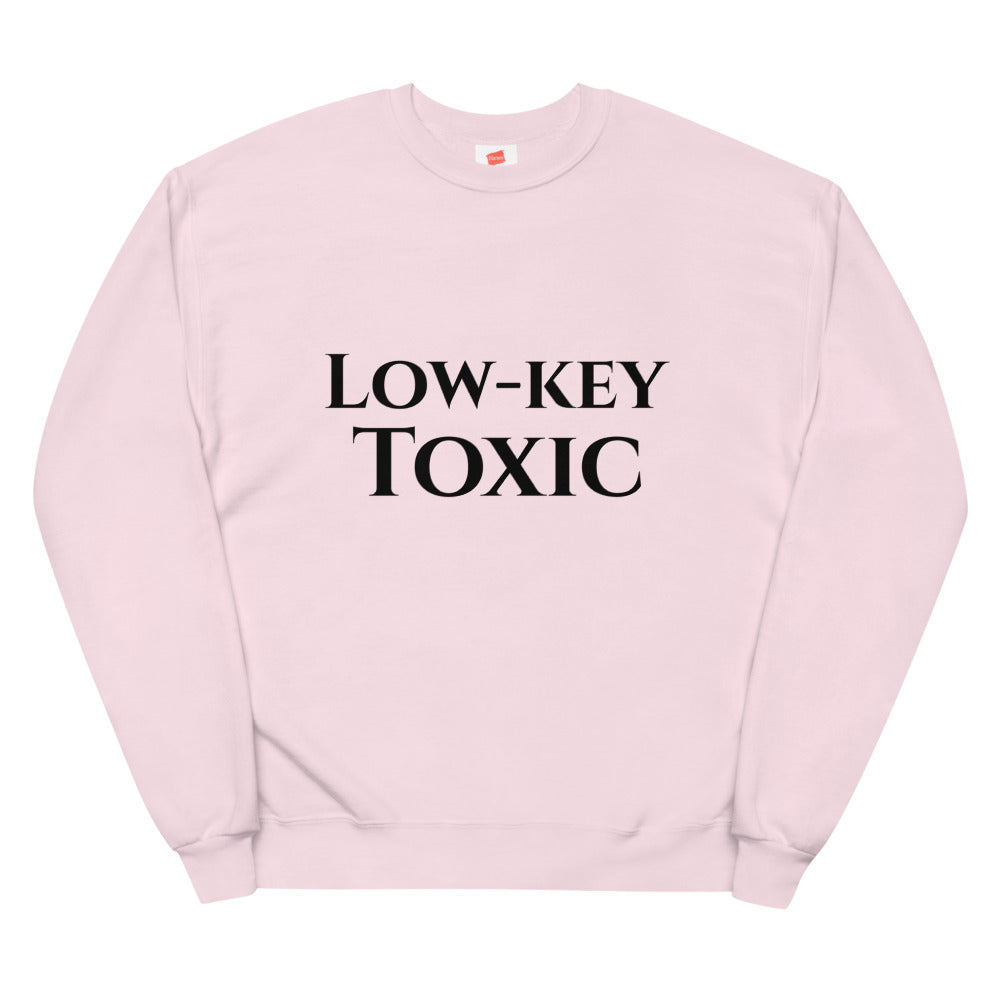 LOW-KEY Unisex fleece sweatshirt