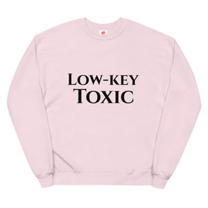 LOW-KEY Unisex fleece sweatshirt