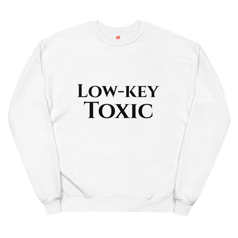 LOW-KEY Unisex fleece sweatshirt