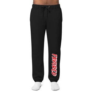 Favored (Red) Unisex loose fit joggers