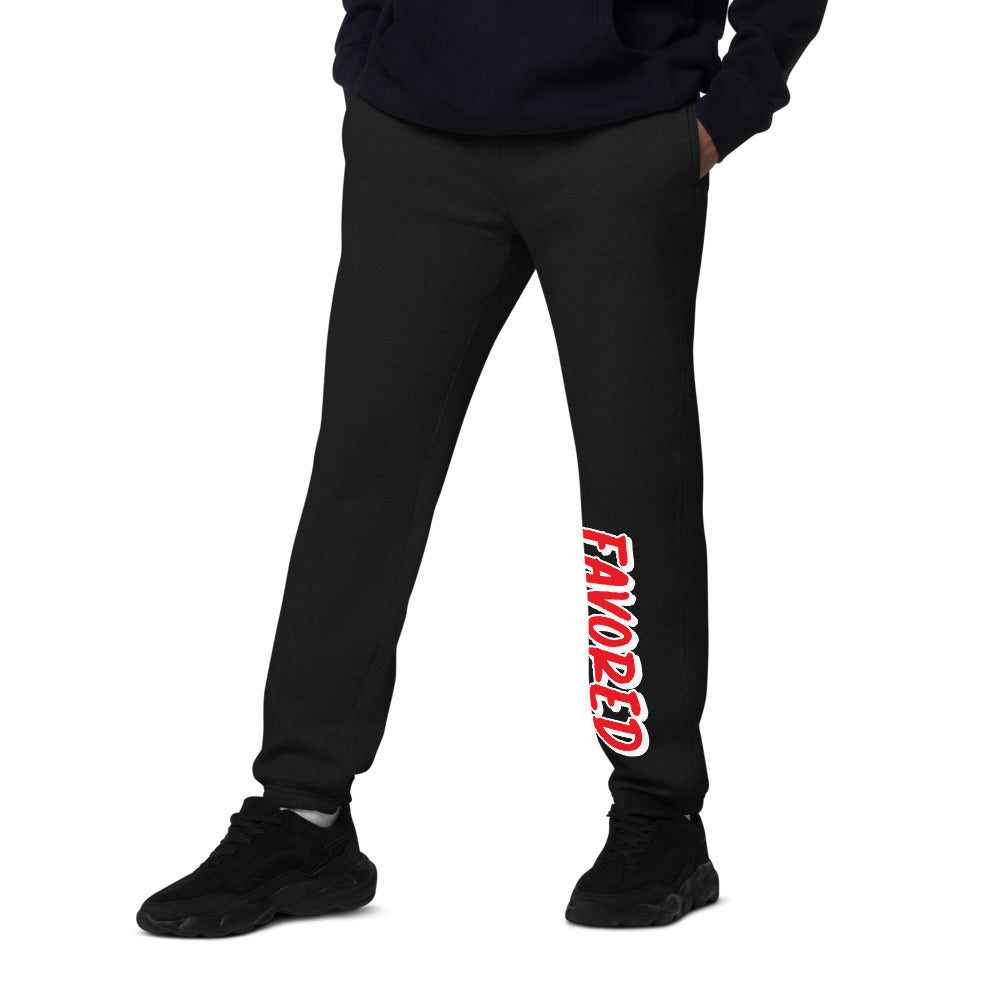 Favored (Red) Unisex loose fit joggers