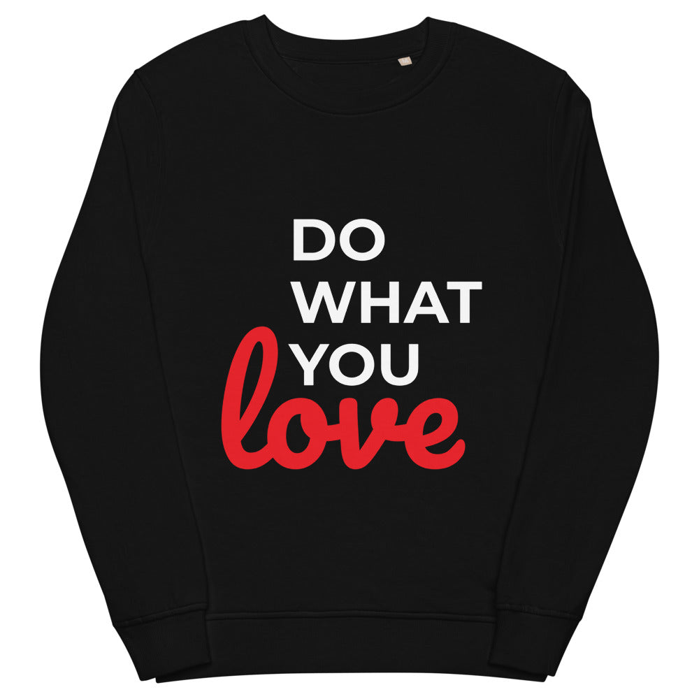 Love Unisex organic sweatshirt