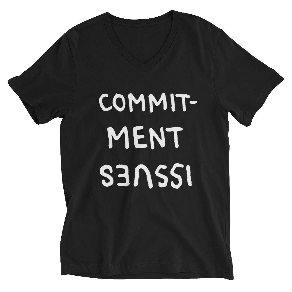 Commitment Unisex Short Sleeve V-Neck T-Shirt