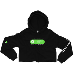 Airplane Mode Crop Hoodie