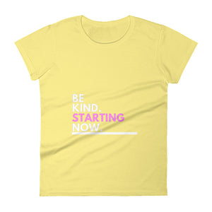 Be kind Women's short sleeve t-shirt