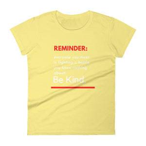 Reminder Tee Women's short sleeve t-shirt