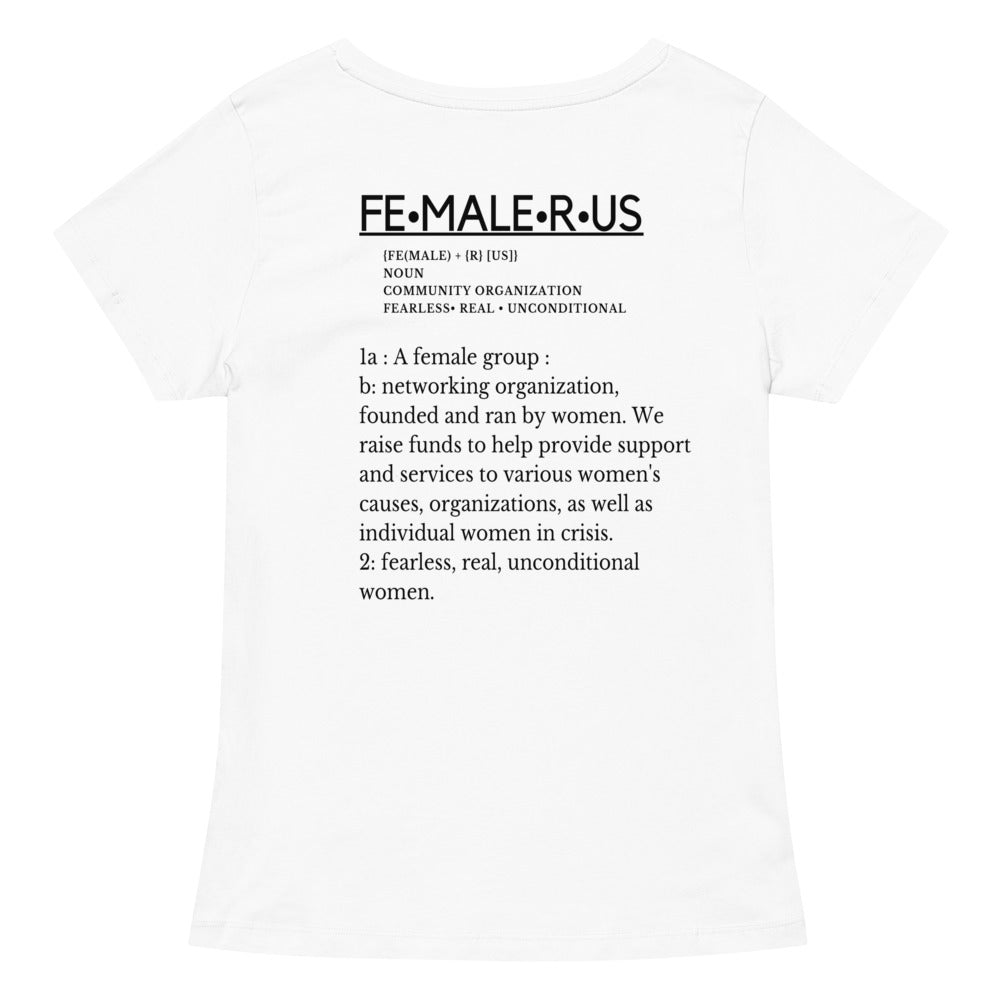 FemaleRUS Women’s fitted v-neck t-shirt