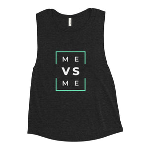 Me Vs Me Ladies’ Muscle Tank