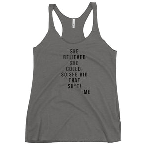 She Believes Women's Racerback Tank